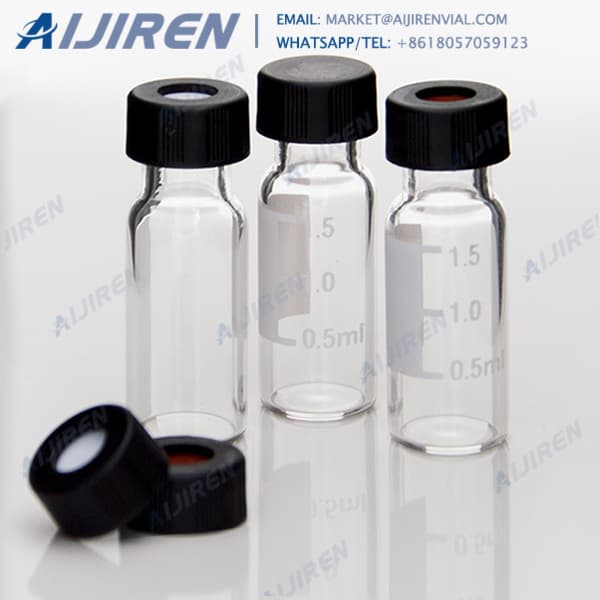 OEM sample vials HPLC clear 2ml vial with ptfe liner pp cap exporter